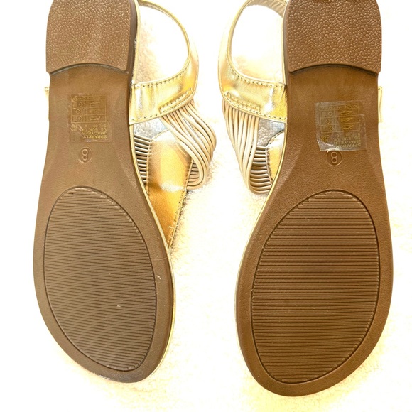 Dream Pairs Gold Glitter Sandals for Women - Picture 3 of 3